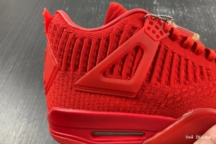 Flyknit Jordan 4 524 AQ3559-600  Red Popular Retro 0618